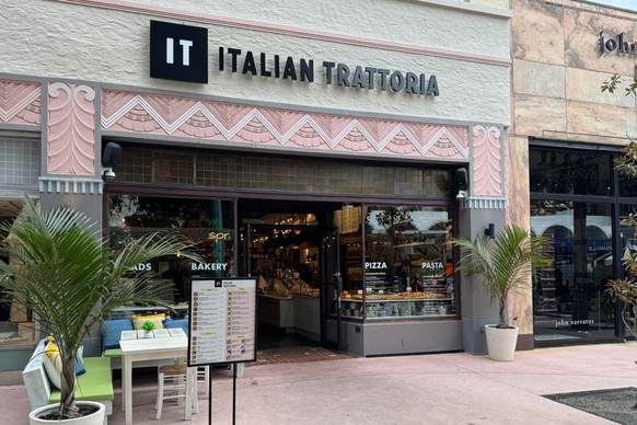 Italian Trattoria in South Beach, Miami, USA.