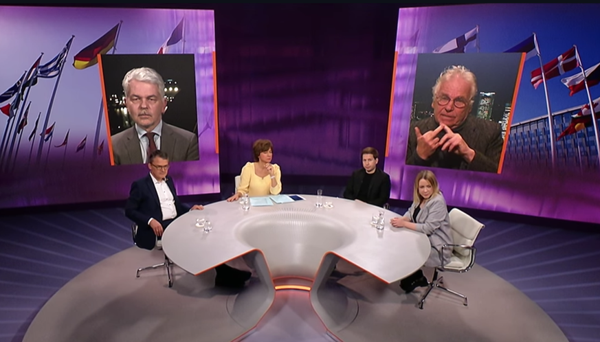 TV-Talk Maybrit Illner vom 7. März 2024.