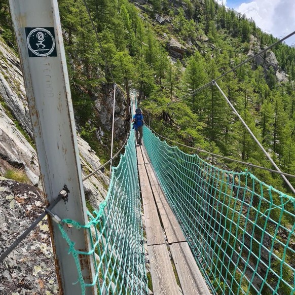 Erlebnisweg Saas-Almagell, Foto: Reto Fehr