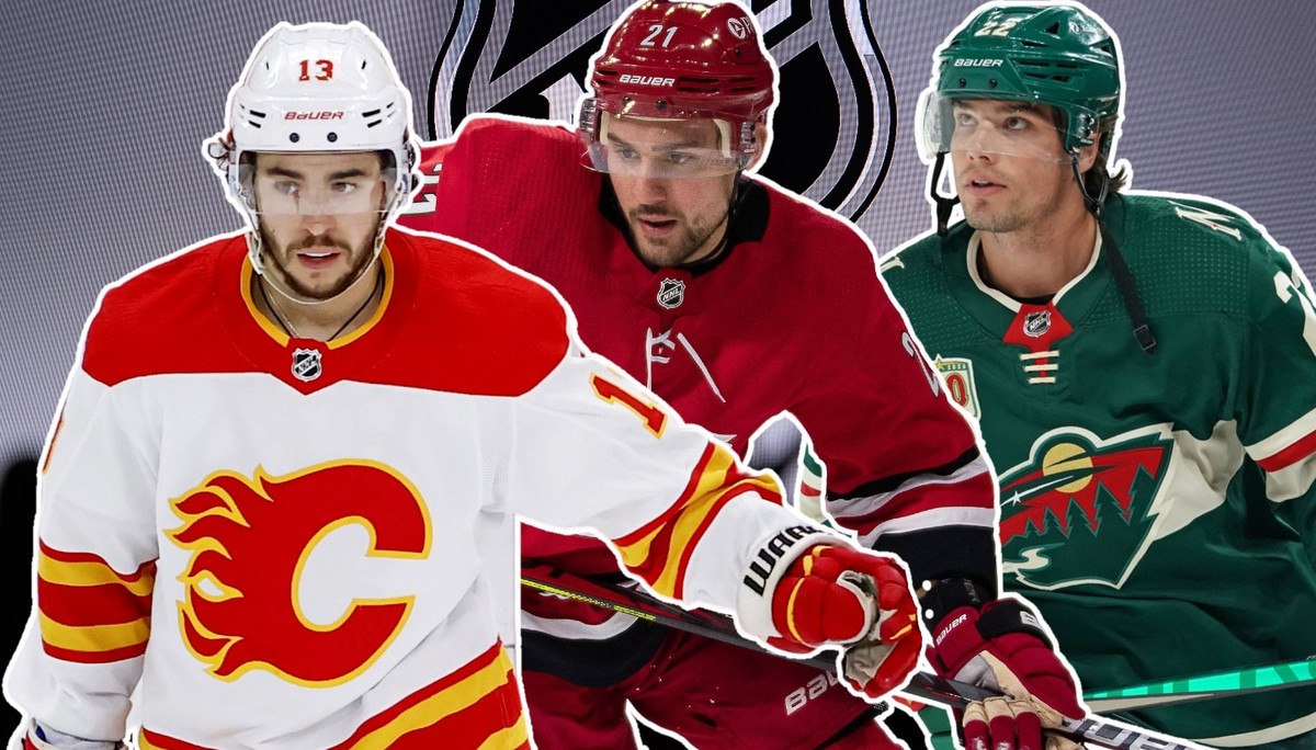 Johnny Gaudreau, Nino Niederreiter und Kevin Fiala – ihre Zukunft wird demnächst geklärt.