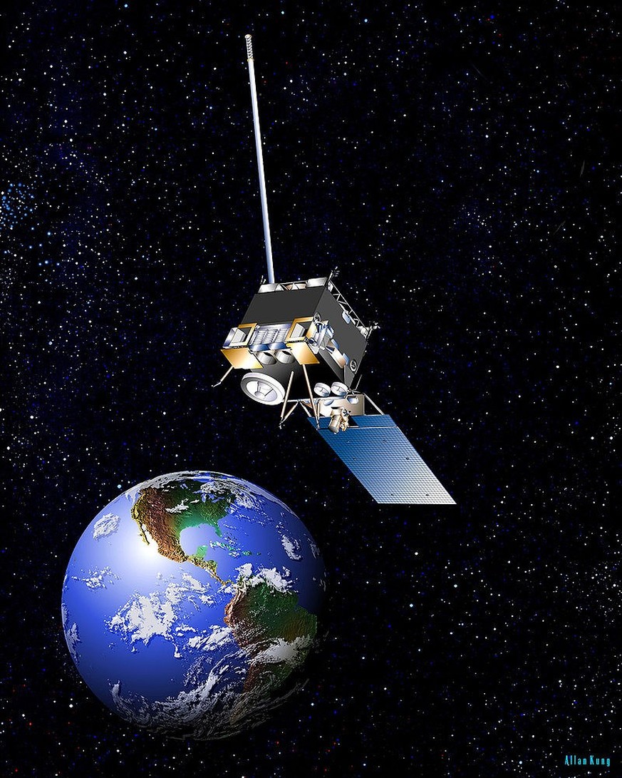 Third Generation GOES Satellite https://en.wikipedia.org/wiki/Geostationary_Operational_Environmental_Satellite#/media/FILE:Goes-n.jpg