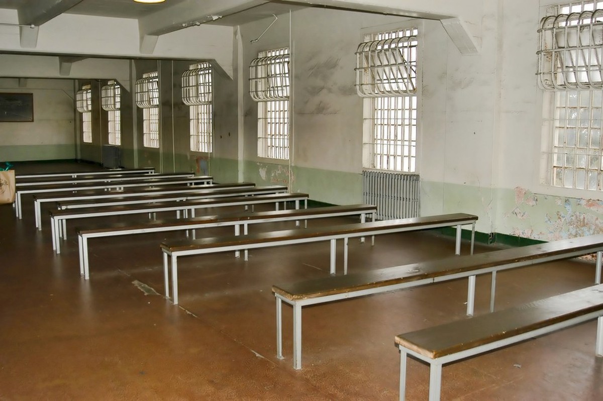 Der Speisesaal in Alcatraz