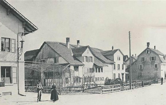 Die Badenerstrasse 1899.