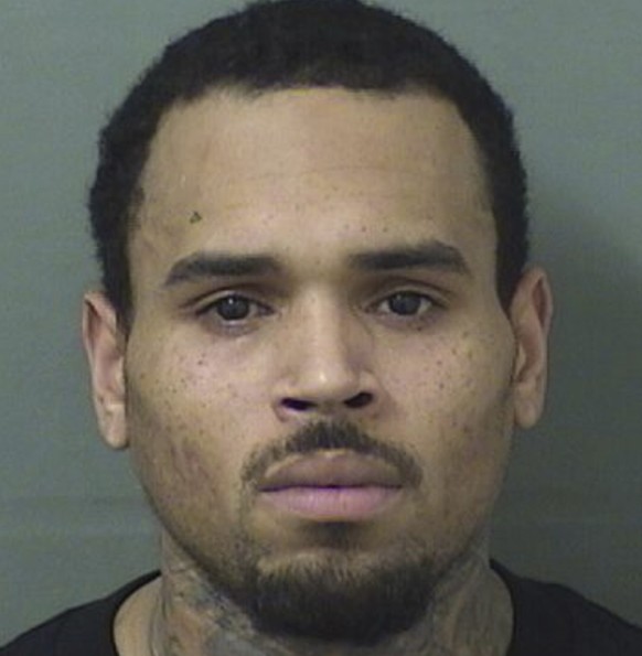This booking photo provided by Palm Beach County Sheriff&#039;s Office shows Chris Brown. The singer walked off stage after his concert in Florida and into the hands of waiting sheriff’s deputies, who ...