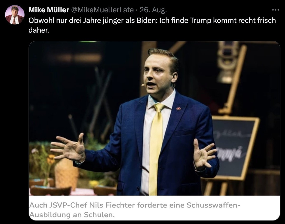 Tweet von Mike Müller