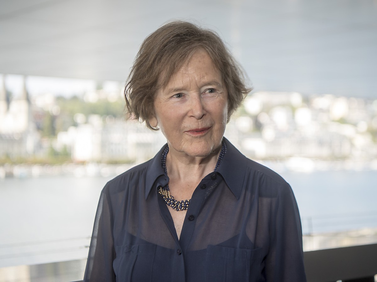 La première conseillère fédérale de Suisse Elisabeth Kopp, à Lucerne, en 2018.