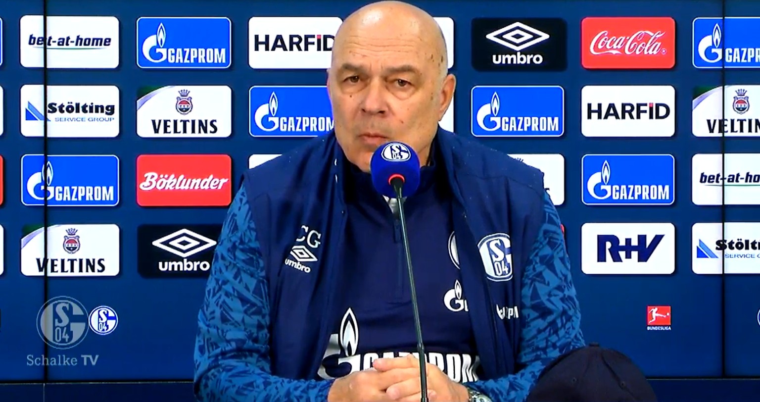 Christian Gross war bei seiner ersten Schalke-Pressekonferenz gewohnt stilsicher.