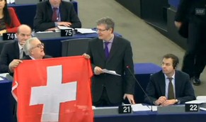 Mario Borghezio im EU-Parlament.