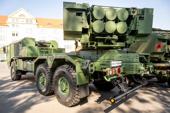 epa10854507 M142 High Mobility Artillery Rocket System &quot;HIMARS&quot; at the Artillery and Armaments Training Center in Torun, Poland, 11 September 2023. A framework agreement for the procurement  ...