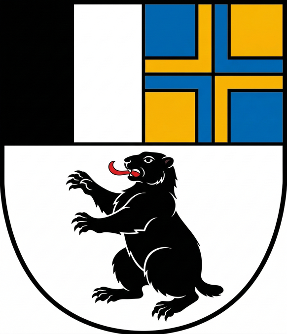 Buendner Wappe neu mit Murmeli statt mit Penis-Bock