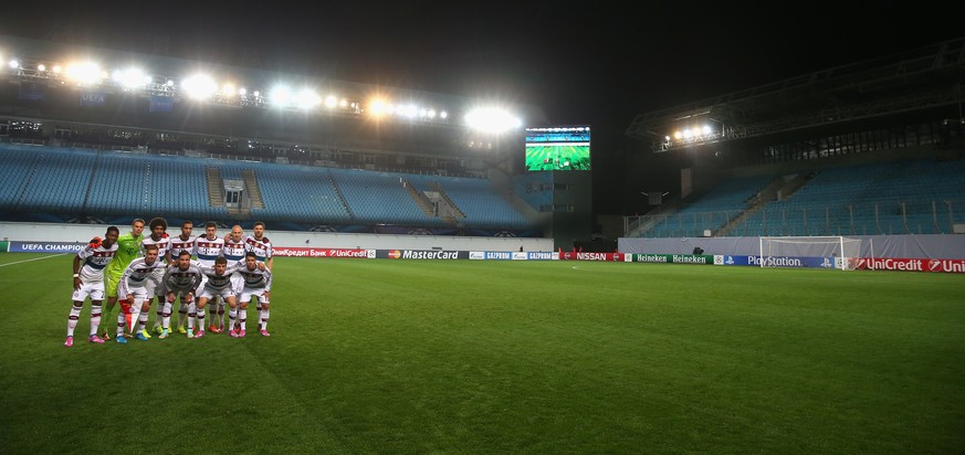 Beim Geisterspiel in Moskau kommt nicht wirklich Stimmung auf.