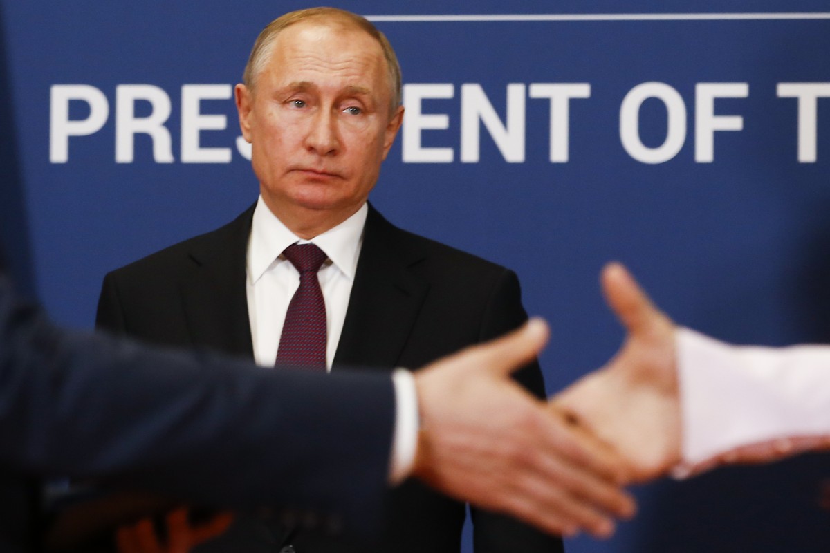 FILE - Russian President Vladimir Putin attends a ceremony in Belgrade, Jan. 17, 2019. For some European countries watching Russia's bloody invasion of Ukraine, there are fears that they could be ...
