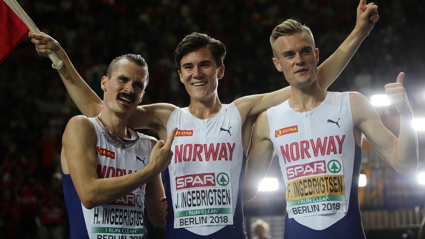 ARCHIV - 10.08.2018, NA, Berlin: 10.08.2018, Berlin: Leichtathletik, Europameisterschaft im Olympiastadion: 1.500 m, M