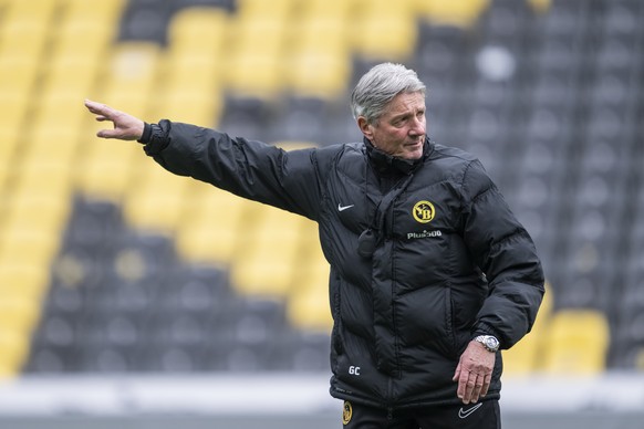 YB Ausbildungschef Gerard Castella, der voruebergehend als Assistenztrainer fungiert, waehrend dem Training der ersten Mannschaft des BSC Young Boys YB, am Freitag, 8. Maerz 2024 im Stadion Wankdorf i ...