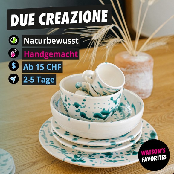 Eines der Keramiksets von Due Creazione.