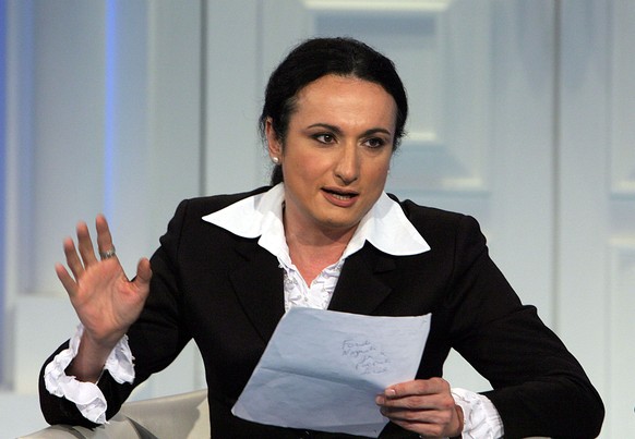 Vladimir&nbsp;Luxuria im März 2006 während einer Talkshow.