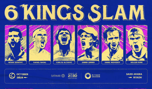 Djokovic, Nadal, Alcaraz, Sinner, Medvedev, Rune: Die sechs prominenten Teilnehmer des «Six King Slams».