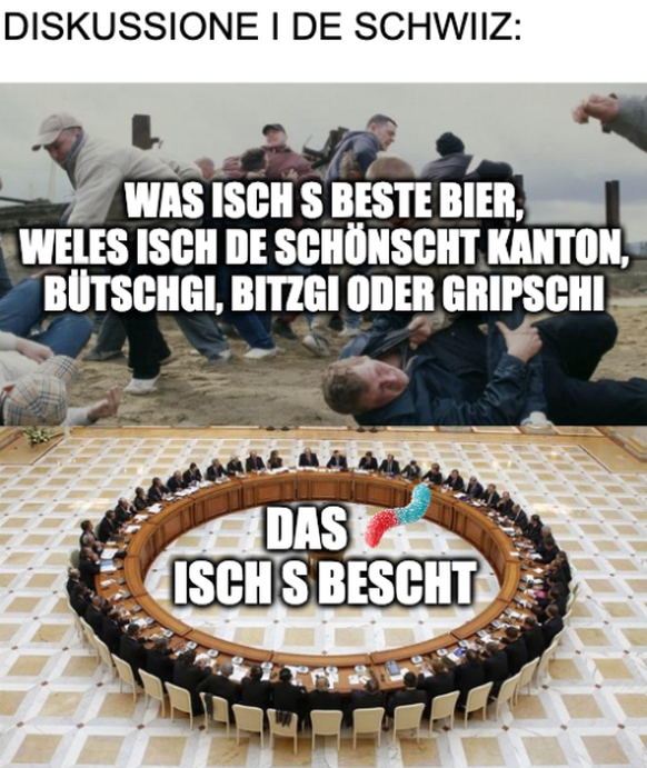 Heute gibt es Piz- ah nein! Picdump, es gibt heute PICDUMP!\nEndlich es Volch vo Einigkeit!