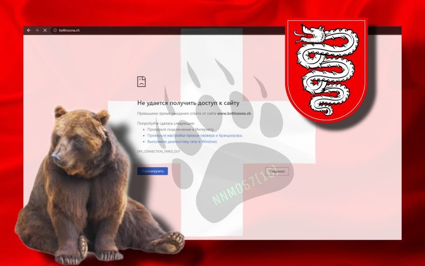 Ticino was not spared: the attackers shut down the website of the city of Bellinzona on Wednesday.