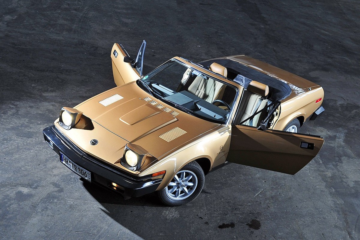 Triumph TR7 cabriolet auto design 1970s 7oer