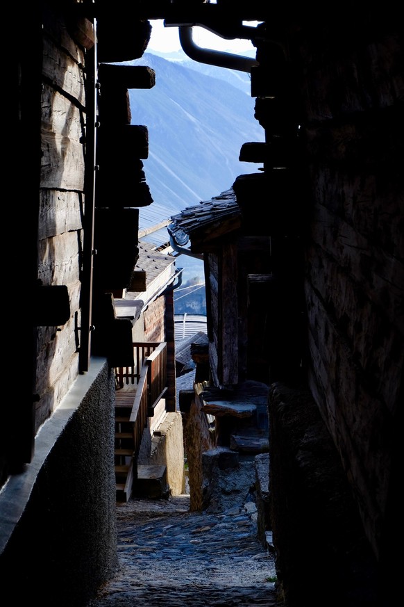 Valais mountain village of Albinen