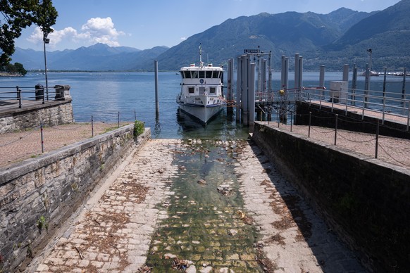 KEYPIX - The prolonged lack of rainfall and persistent heat have intensified the drought in Ticino, putting increasing pressure on the region's water reservoirs and significantly reducing the flo ...