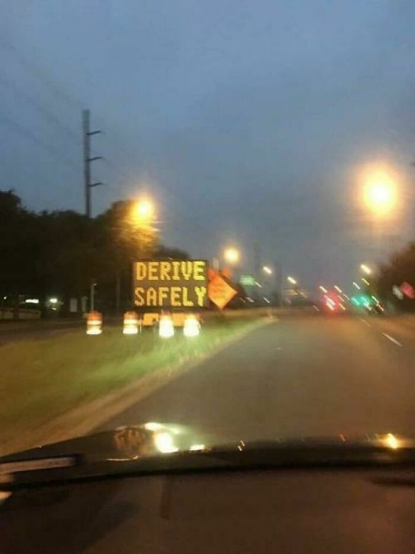 Die lustigsten Fails der Woche: Derive Safely