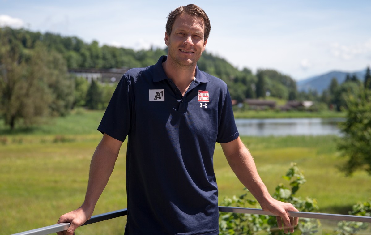 Roland Assinger im Sommer-Training im Salzburger Land.