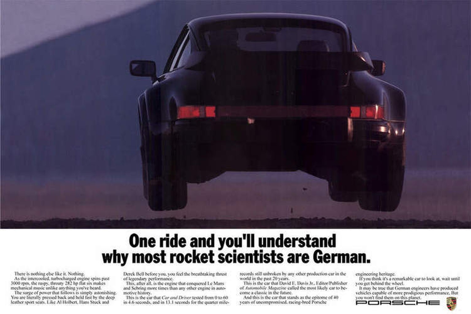 porsche werbung retro anno dazumal auto http://menstoptens.com/home/machines/cars/10-classic-vintage-porsche-ads