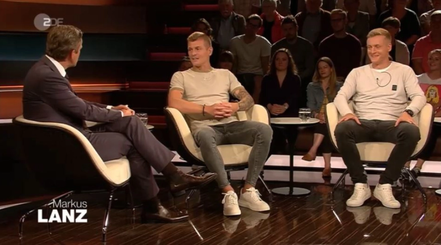 Toni und Felix Kroos bei Markus Lanz.