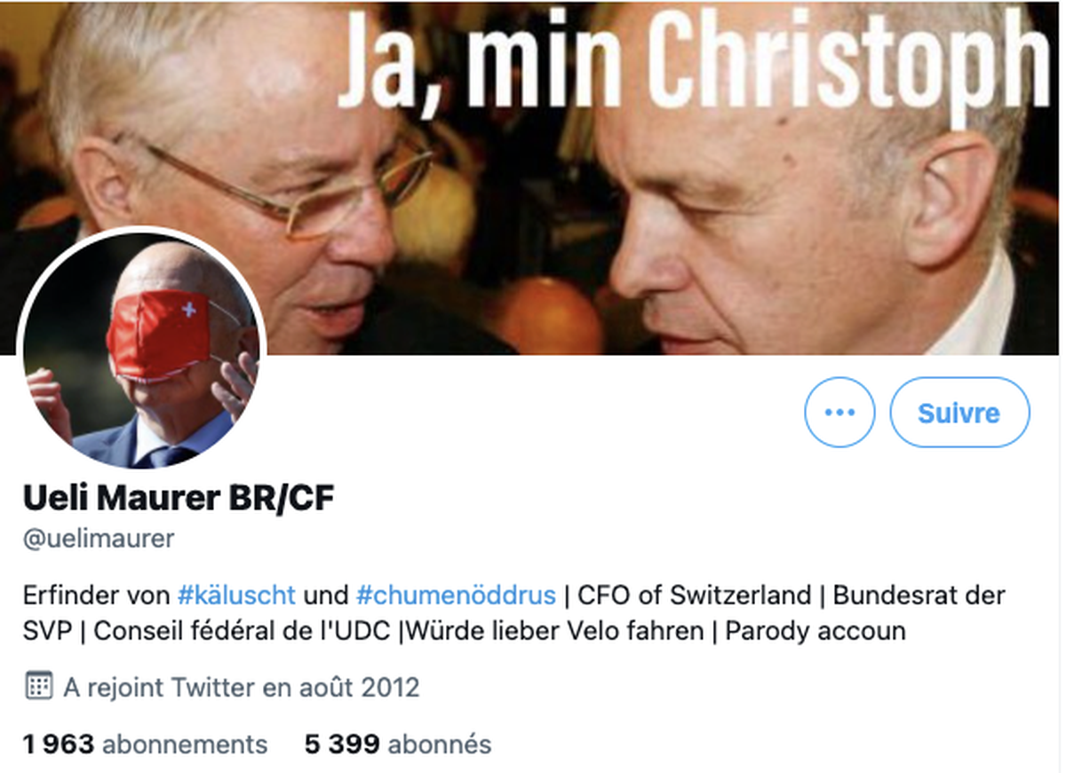 Fake Ueli Maurer Twitter