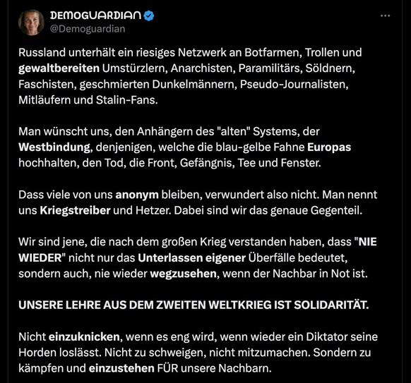 Tweet zu Lena Berger