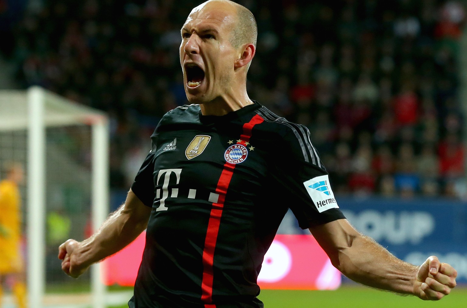 Robben hat heuer viel Grund zum Jubeln: So stark wie in der diesjährigen Hinrunde war der Holländer wohl noch nie.