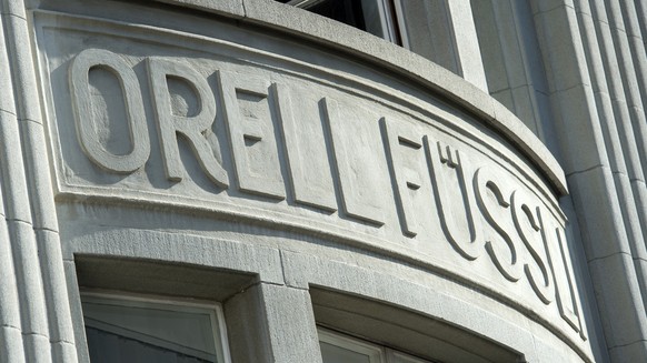 Blick auf den Hauptsitz der Orell Fuessli Holding AG, aufgenommen am Mittwoch, 12. August 2015, in Zuerich. (KEYSTONE/Ennio Leanza)