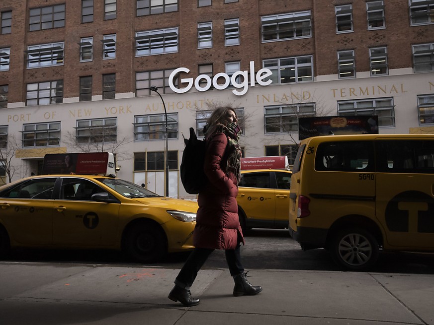 Das Bürogebäude der Alphabet-Tochter Google in New York. (Archivbild)