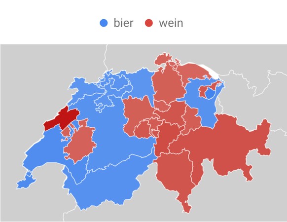 Wie googelt die Schweiz nach dem Coronavirus?