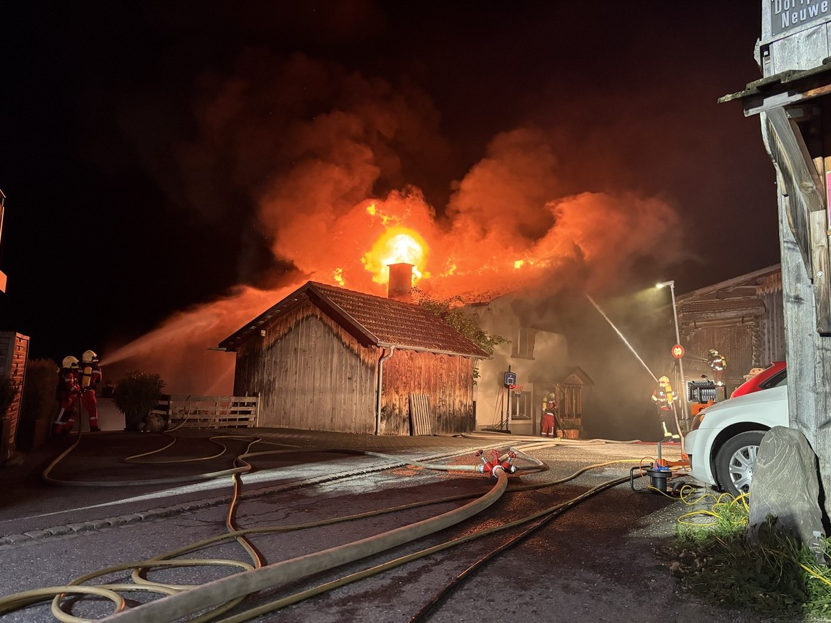 Brand in Malix/Churwalden GR, 23.05.2026.