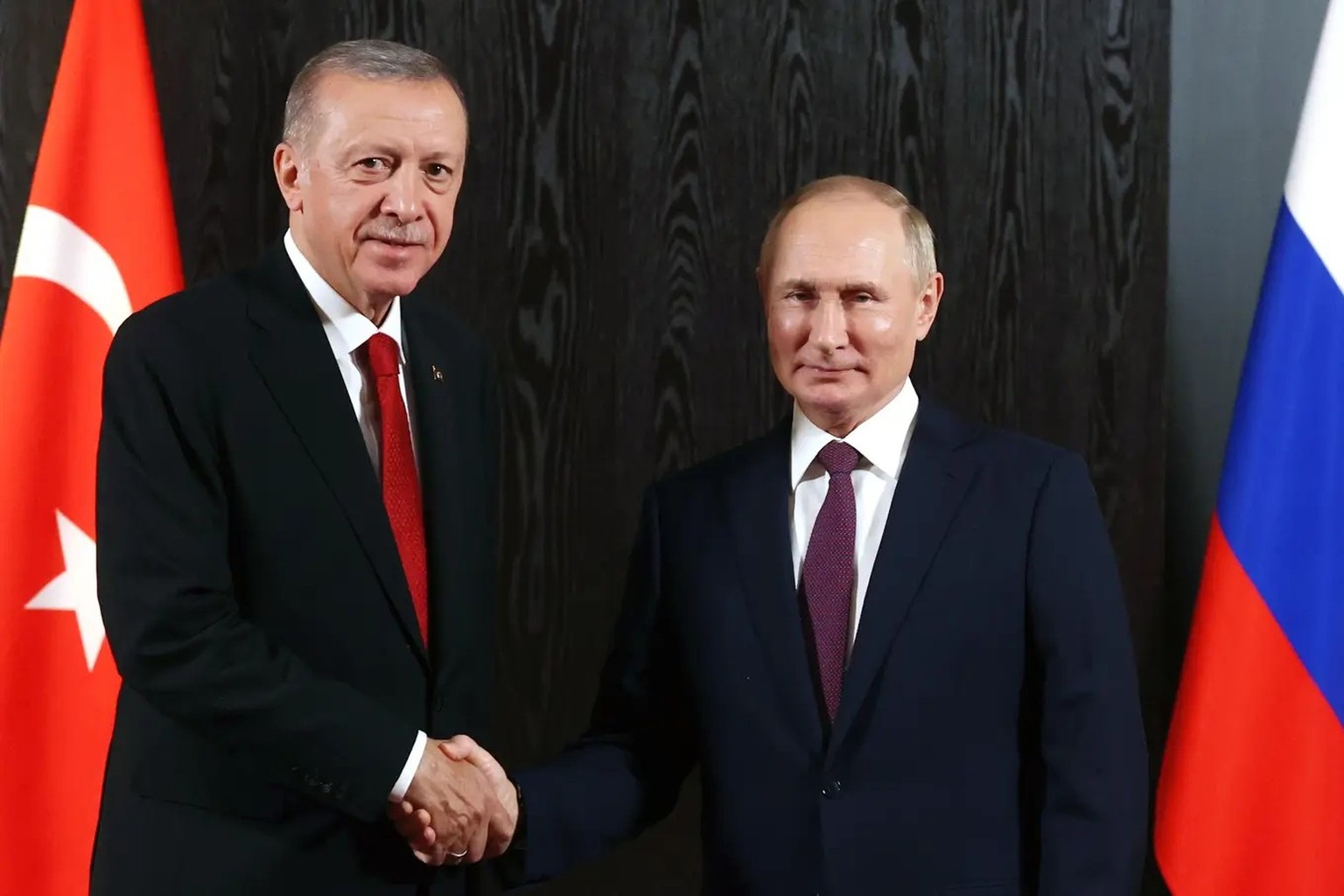 «Erdogan könnte sagen, was Putin kann, kann ich auch»: Die Staatschefs der Türkei und Russlands, hier im September 2022 auf einem regionalen Gipfeltreffen im usbekischen Samarkand.