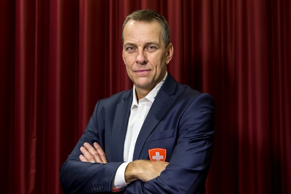 Tommy Albelin, Assistenztrainer, waehrend einem Medientermin zum Saisonstart der Herren A-Nationalmannschaft am Dienstag, 1. November 2016, in Opfikon. (KEYSTONE/Alexandra Wey)