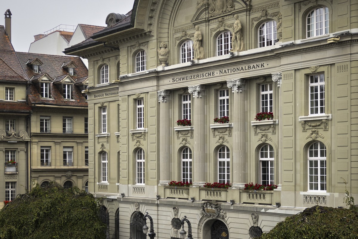 Die Schweizerische Nationalbank, am Donnerstag, 26. September 2024, in Bern. (KEYSTONE/Peter Klaunzer)