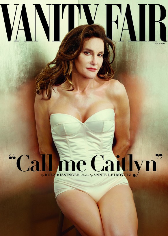 epa04781109 A handout image released by Vanity Fair magazine on 03 June 2015 showing US photographer Annie Leibovitz&#039; portrait of Caitlyn Jenner, the Olympian and transgender celebrity formerly k ...