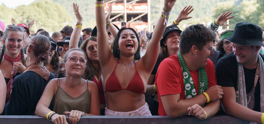 Loco Escrito auf der Red Stage am Open Air Gampel, am Samstag, 21. August 2021, in Gampel. (KEYSTONE/Manuel Lopez)