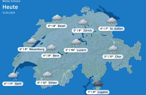 Wetter heute Schweiz