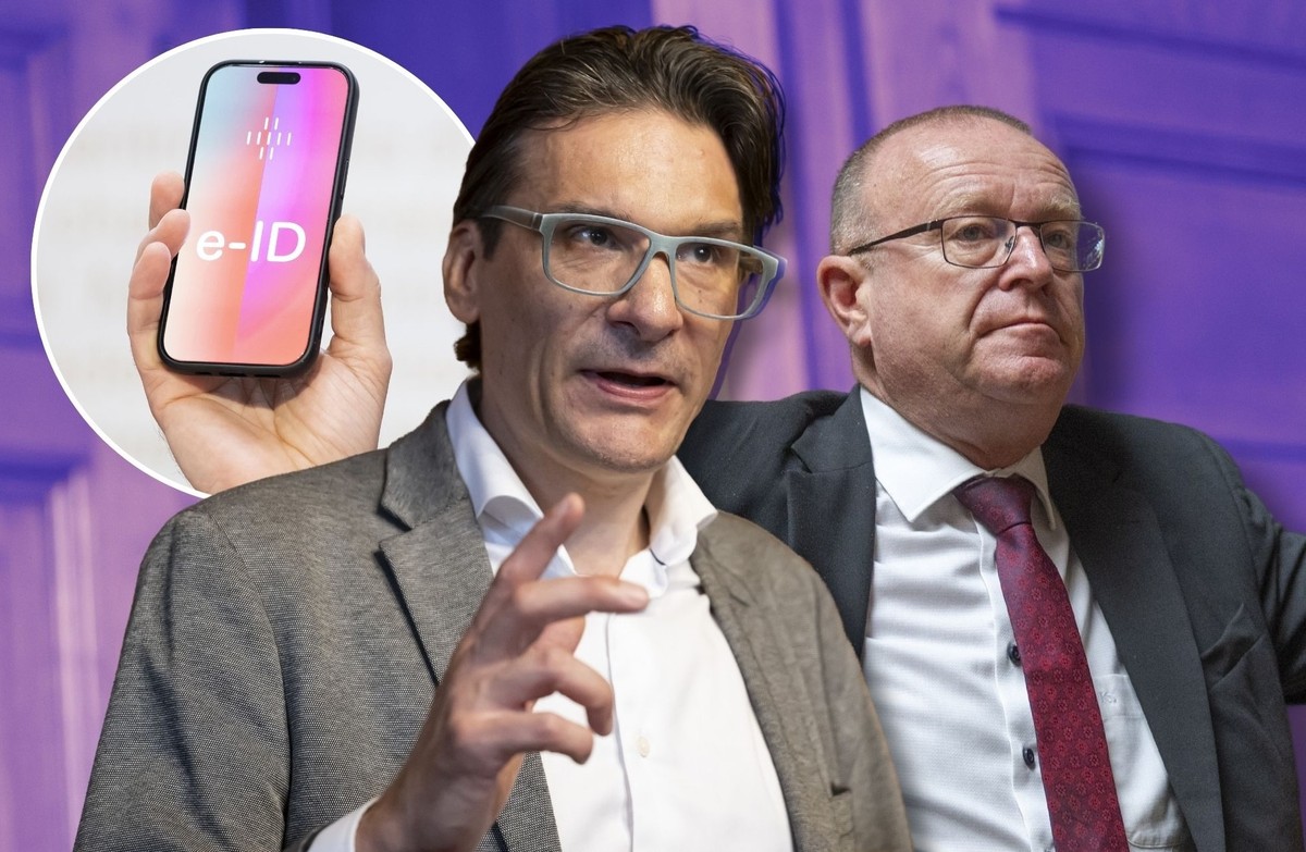 Gerhard Andrey (Verts/FR) et Jean-Luc Addor (UDC/VS) ont des visions opposées quant à l'utilisation du numérique.