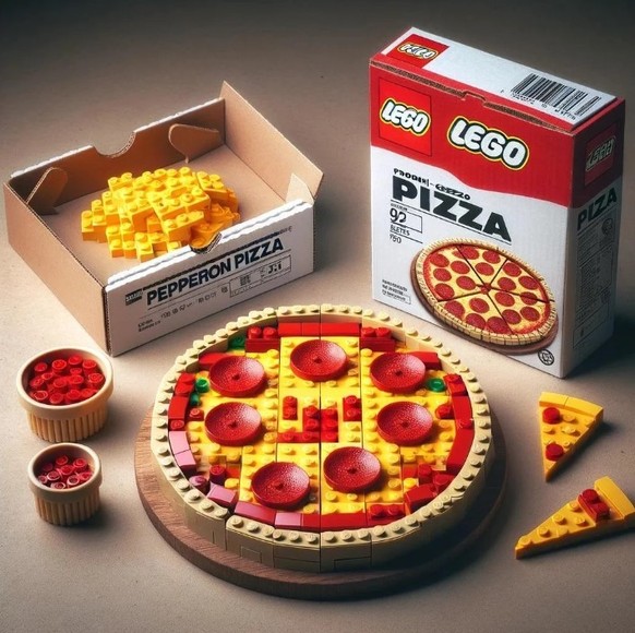 KI-Lego-Set Pizza