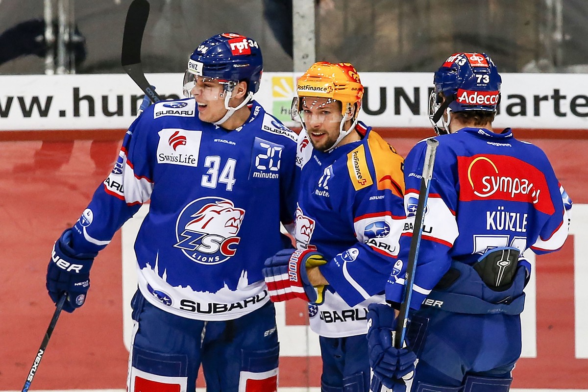 Die ZSC Lions bleiben in der Liga unangetastet.