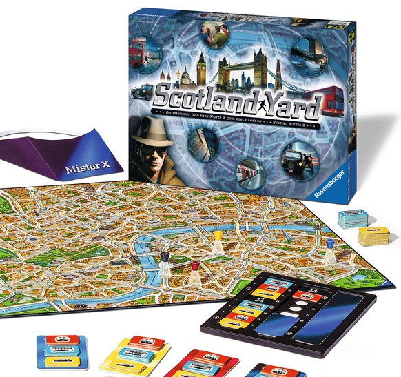 Scotland Yard, Spielmaterial