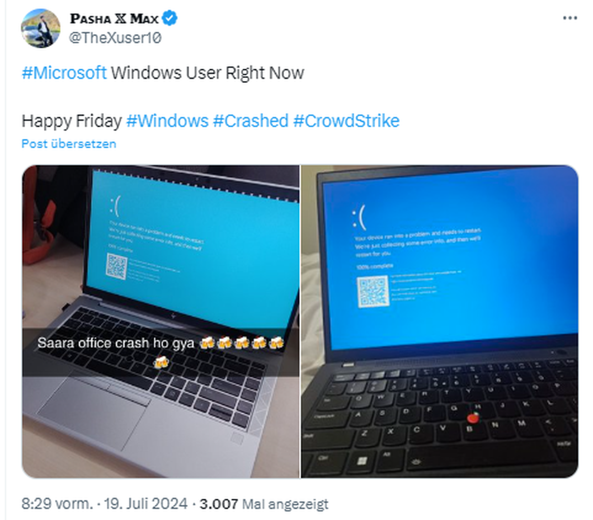 IT Probleme mit Microsoft