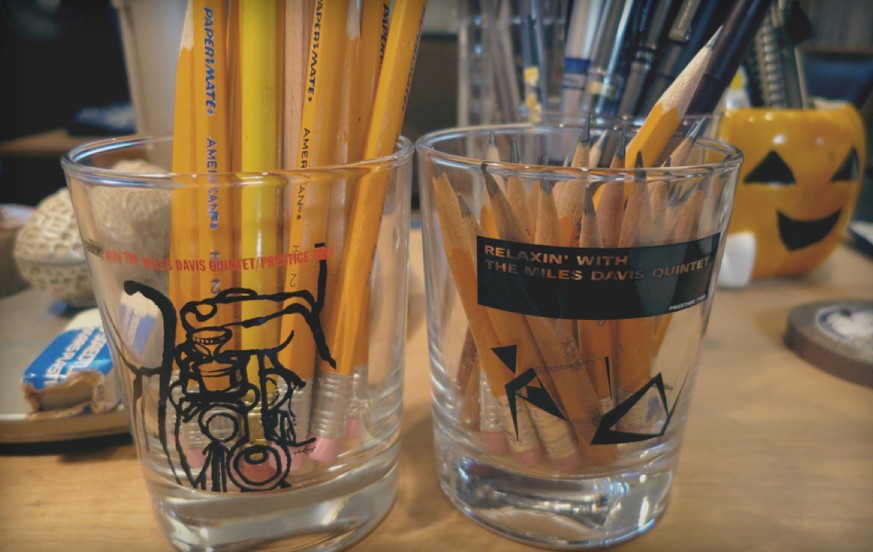 Seine vielen perfekt gespitzten Bleistifte hat Haruki Murakami «im Multipack in einem amerikanischen Engrosmarkt erstanden».