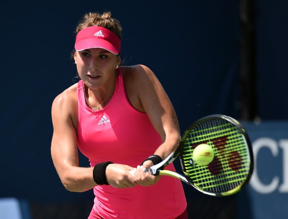 Belinda Bencic ist gegen Nara bis zum Ende hochkonzentriert.